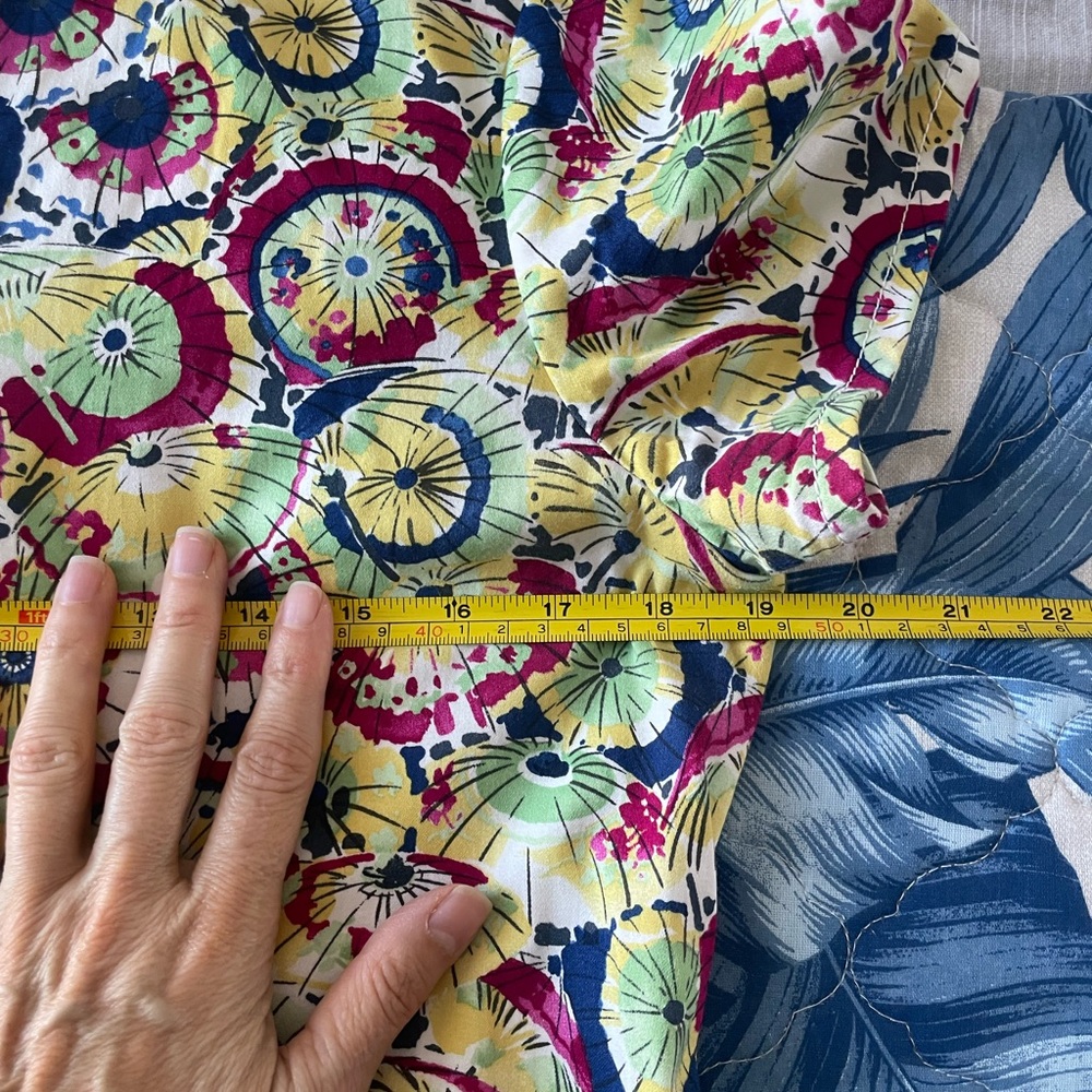 Carolina Herrera Button Down Multicolor Dress Cot… - image 7